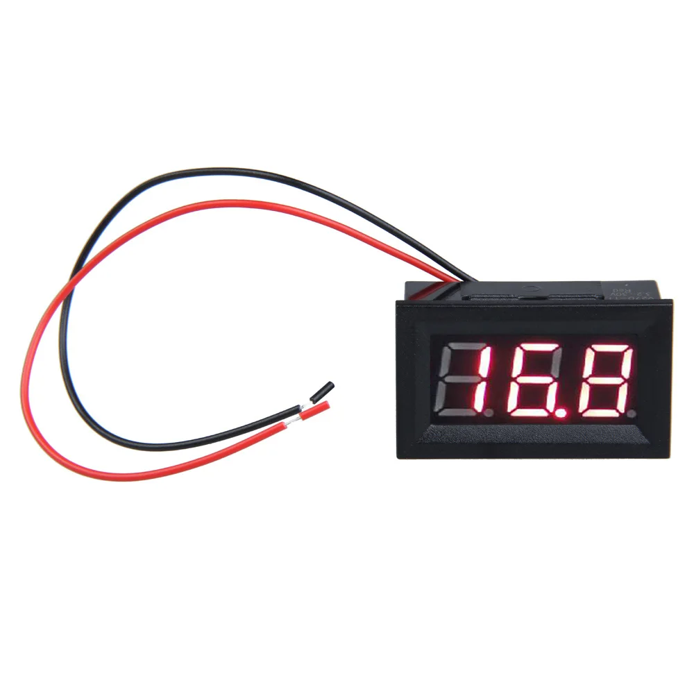 DIY цифровой вольтметр светодиодный измеритель напряжения 2/3 провода 0 100 в пост.