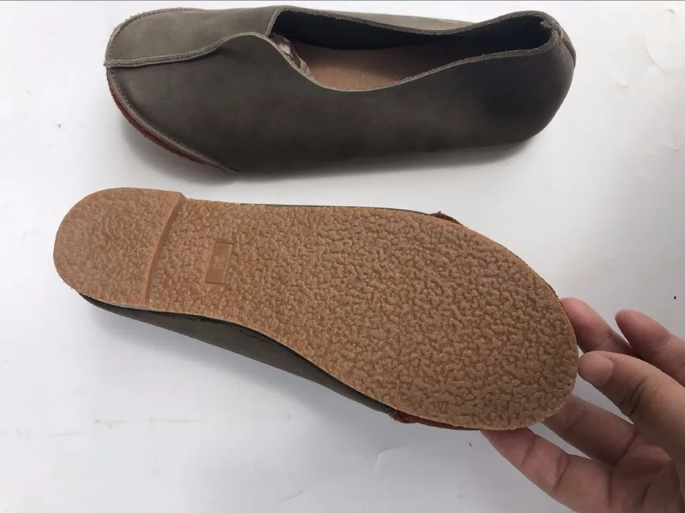 

Careaymade-Head layer cowhide pure handmade shoes,the retro art mori girl shoes,Women's casual shoes Flats shoes,2 colors