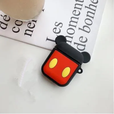 4 Мультяшный беспроводной Bluetooth чехол для наушников для Apple AirPods силиконовый зарядный чехол для наушников Защитный чехол для AirPods - Цвет: 4