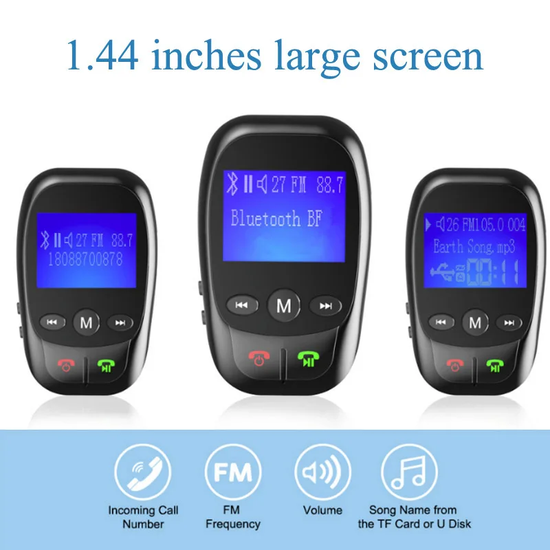 JaJaBor FM передатчик Bluetooth автомобильный комплект Handsfree AUX Автомобильный MP3 плеер