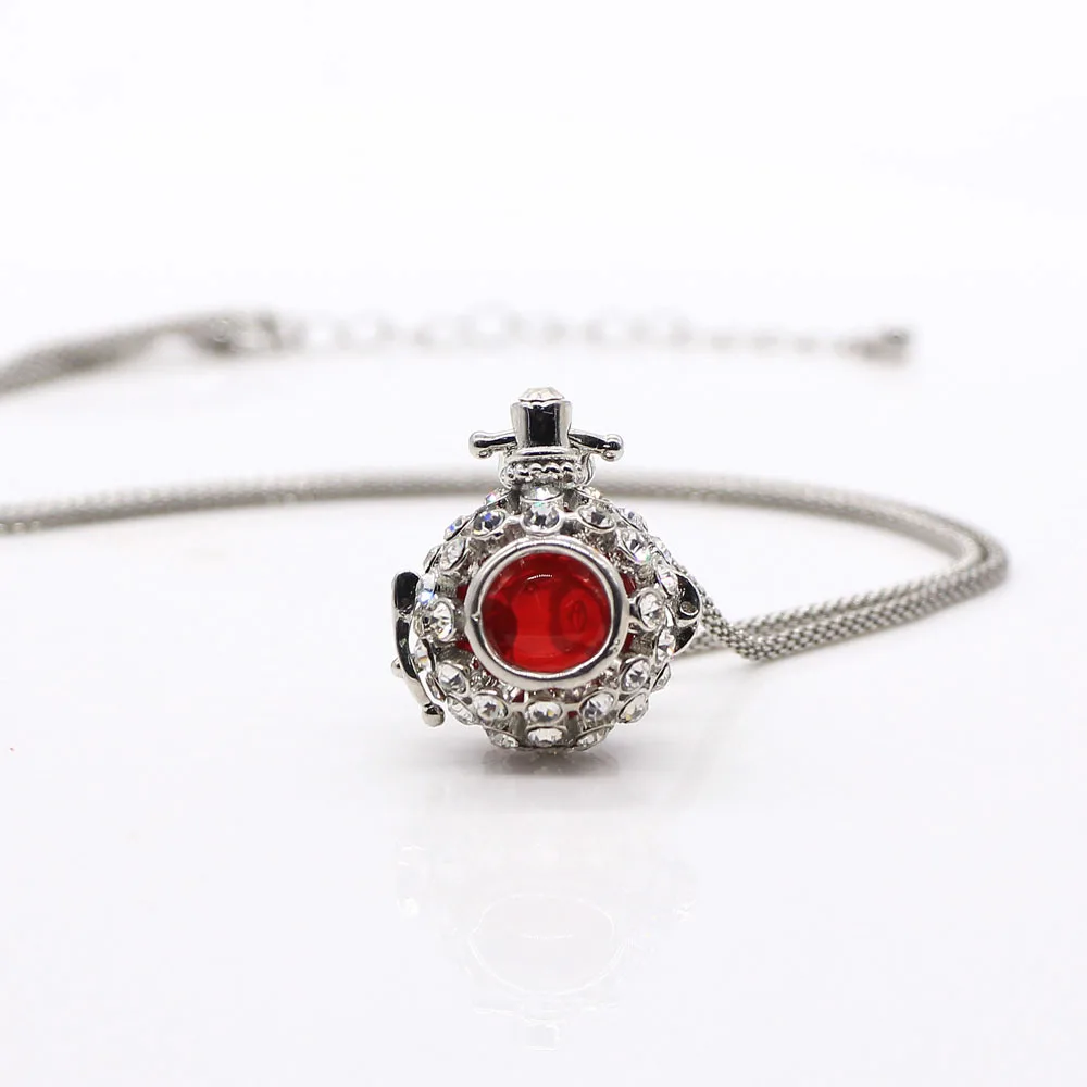 Оптовая продажа 5 шт./лот ароматерапия эфирное масло стеклянная бутылка ожерелье