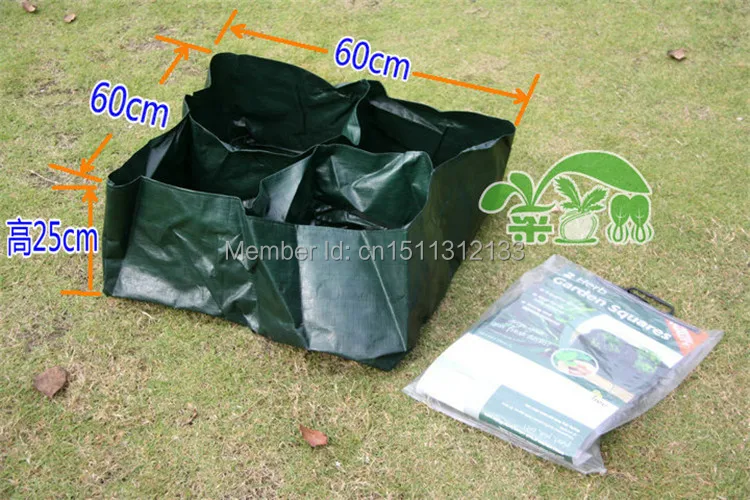 Новые четыре Рамка Сумка На Открытом Воздухе горшки для посадки растений