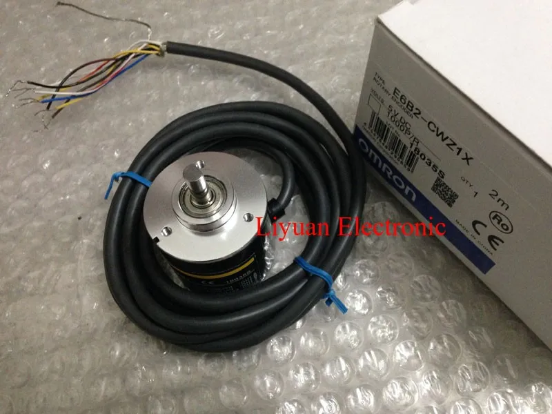 E6B2-CWZ1X 1000 P/R Omron роторный энкодер/1000 импульсный инкрементный энкодер/ABZ выход 5VDC фотоэлектрический энкодер