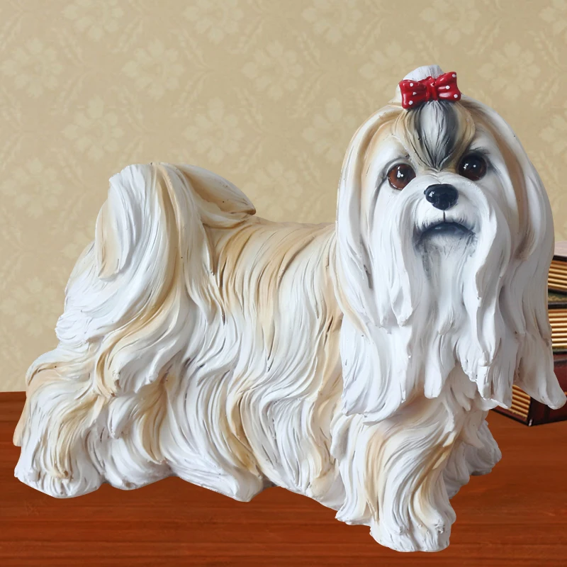 Фигурка Ших тцу украшение модель в подарок | Дом и сад