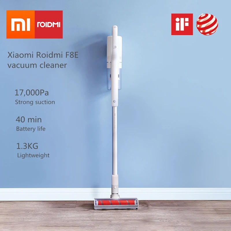 Портативный беспроводной пылесос Xiaomi Roidmi F8E для дома с низким уровнем шума, многофункциональная щетка, пылесборник для дома
