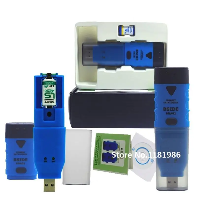 Портативный usb регистратор данных BSIDE BDA01 ма разрешение СВЕТОДИОДНАЯ