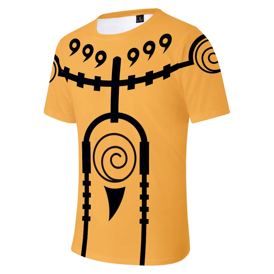 Одежда &quotНаруто&quot Uzumaki Naruto cos модная летняя футболка с короткими рукавами на