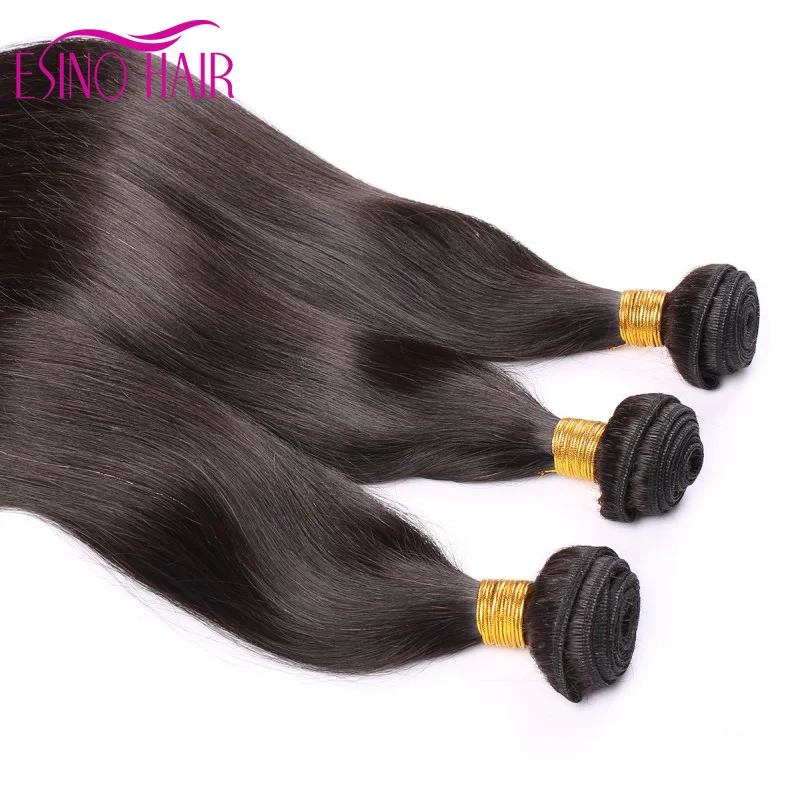 Brazilian Virgin Hair Straight human hair extensions 6A Unprocessed 3 Bundle/Lot Hot Human 100g/Pc |