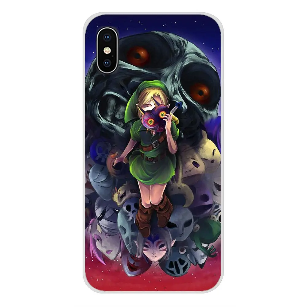 Прозрачный чехол из ТПУ Legend of zeldas Majora's Mask для Samsung Galaxy S4 S5 MINI S6 S7 edge S8 S9 S10 Plus Note 3 4 5 8
