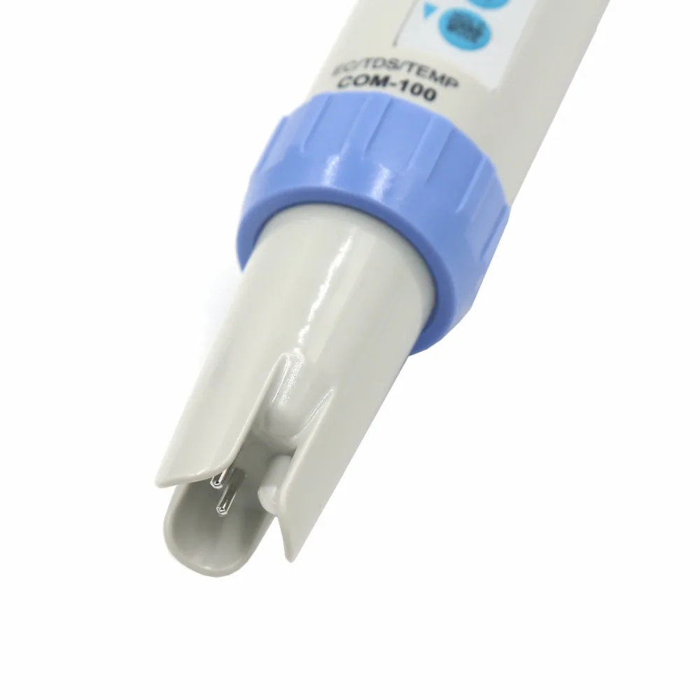 HM цифровой COM-100 EC TDS измеритель температуры водонепроницаемый с автоматической калибровкой и удержанием данных измерительный инструмент Скидка 40