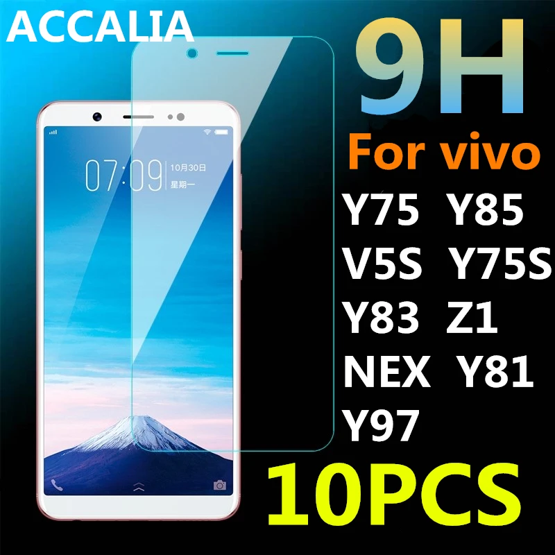 10 шт. защита экрана закаленное стекло для VIVO Y81 Y75 S Y85 vivo Z1 Y5S Покрытие Закаленное