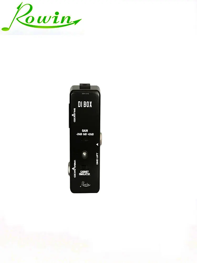 Rowin LEF-331 DI BOX Smart direct input box с ультра низким искажением, он тихонько передаёт ЗВУК гитары или бас непосредственно t