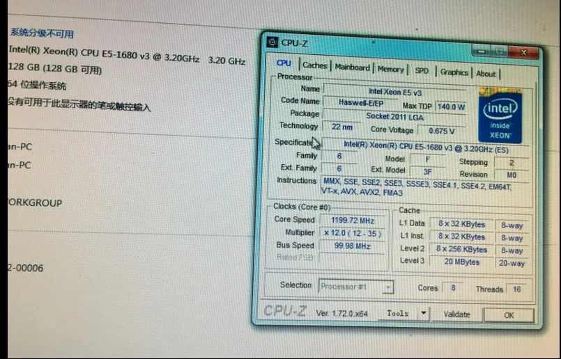 Оригинальный процессор Intel Xeon cpu QS версии E5 1680 V3 3 20 ГГц 20M 8 CORES 22 нм|intel xeon|xeon intelintel xeon