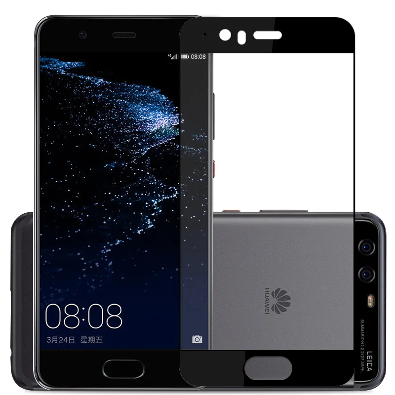 RHOADA полное покрытие закаленное стекло Защита для экрана Huawei P10 Plus Защитная пленка