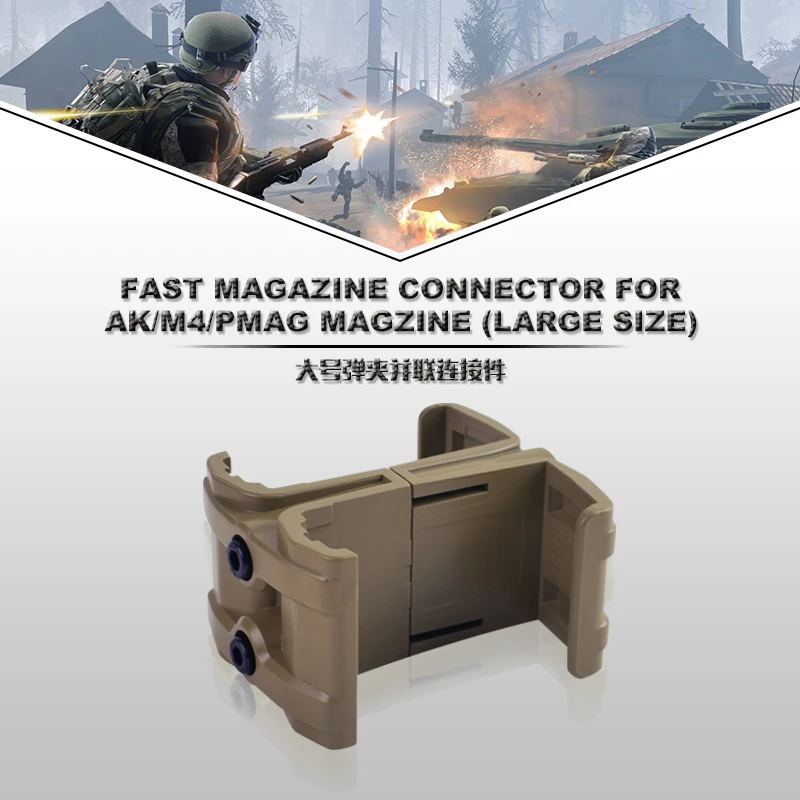 ActionUnion Тактический винтовка журнал Параллельный разъем AK M4 PMAG муфта клип ссылка с гаечным ключом страйкбол принадлежности для охоты