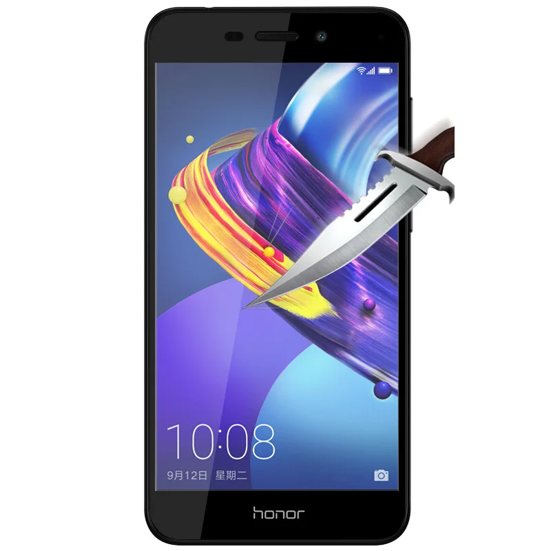 For Huawei Honor 6C Pro Tempered Glass Front Full Cover Screen Protector Slim Armor Film V9 Play Black Gold Blue | Мобильные