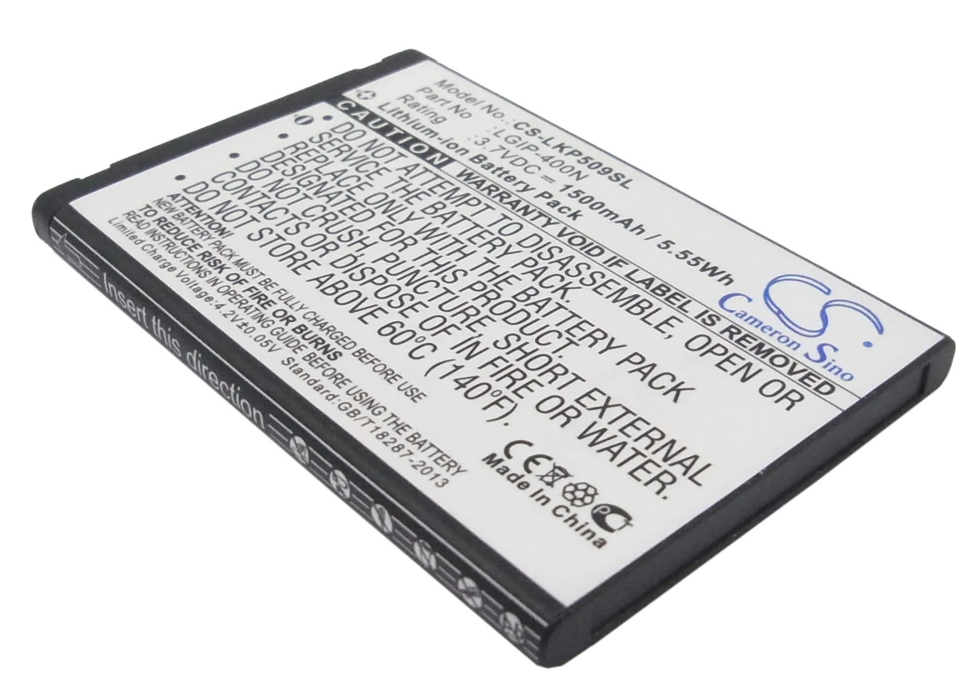 Высококачественная батарея Cameron Sino на 1500 мАч для LG LS670 LW690 MS690 Optimus P500 P505 P506 P509 US640 US670