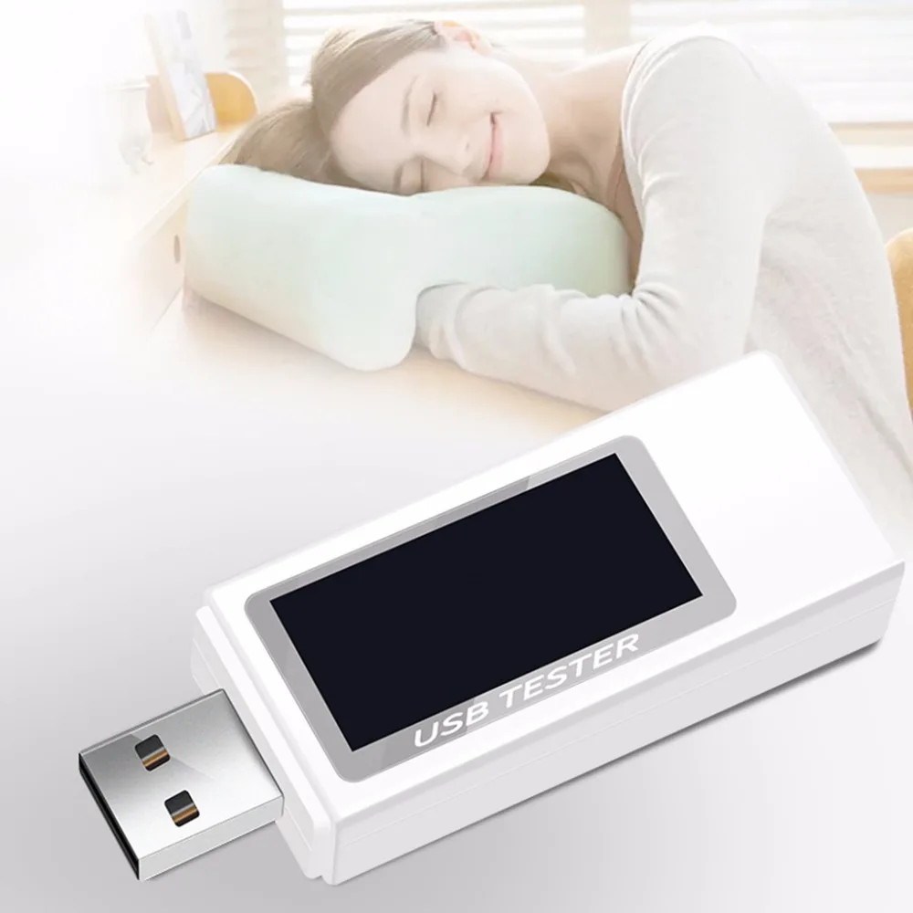 Тестер USB Цифровой вольтметр напряжение тока зарядное устройство Емкость