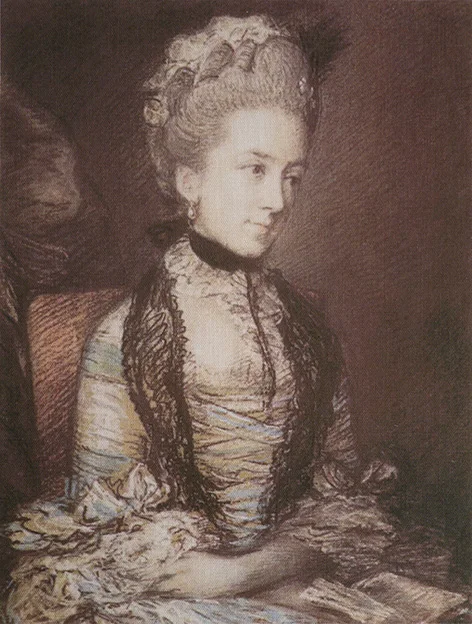 Портрет женщины ручной окрашивания 9 шт. x 20 см Смешанные хлопчатобумажные