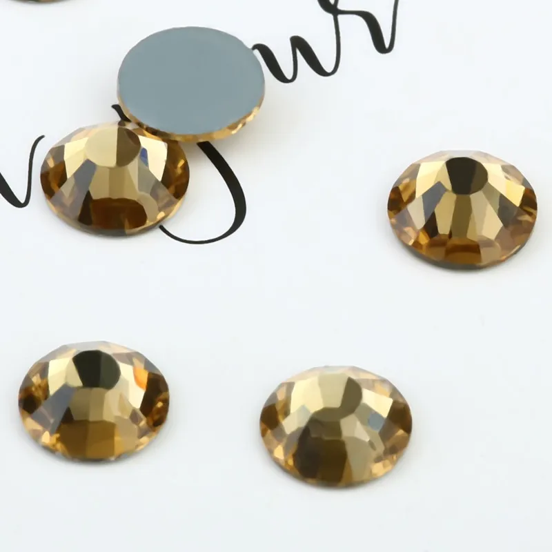 Плоские стразы SINUAN горячей фиксации круглые украшения 2 мм 3 4 Diy Кристальные