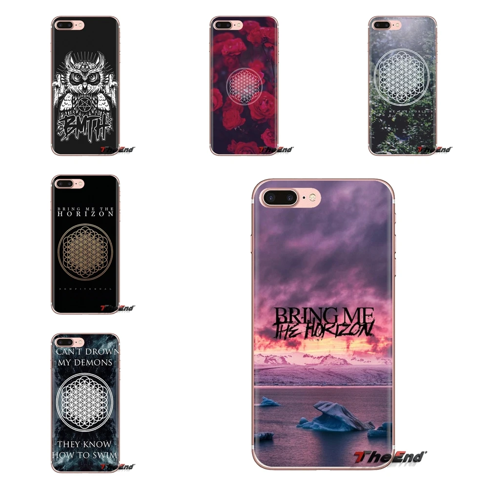 Прозрачные мягкие чехлы для iPod Touch Apple iPhone 4 4S 5 5S SE 5C 6 6S 7 8 X XR XS Plus MAX BMTH bring me the horizon |