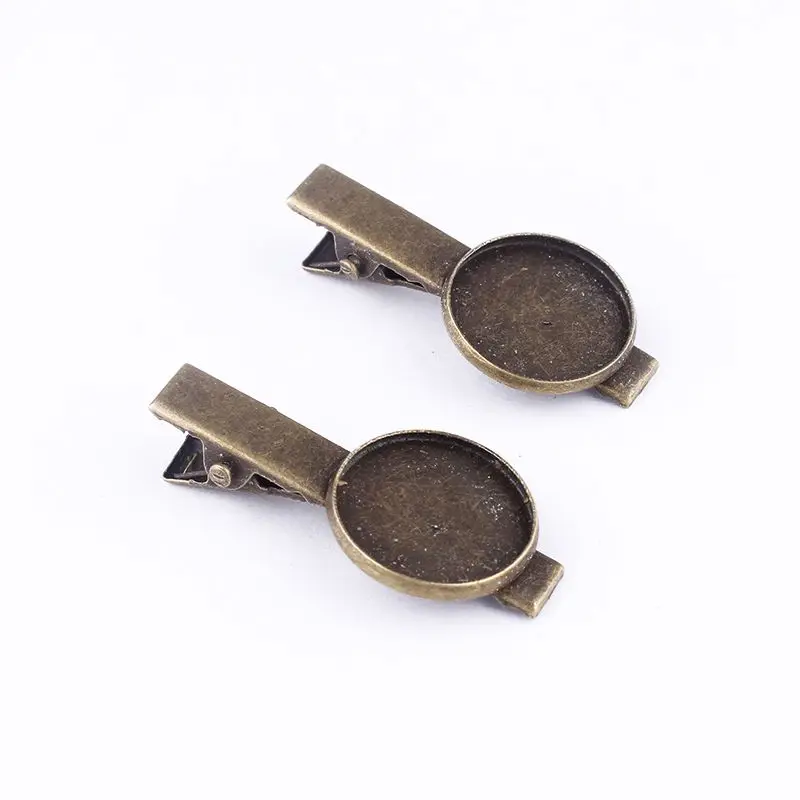 Подгонка 18 мм длина заколки для волос 41 античные бронзовые подвески оправа