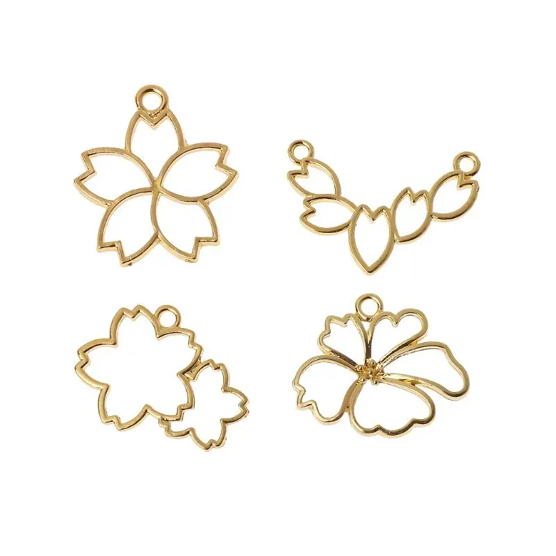 4 шт. вишневые цветы пустая рамка подвесная установка в открытую рамку УФ