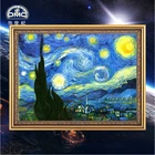 Вышивка крестиком DMC для творчества, наборы для вышивки, картина маслом Ван Гога, пейзаж
