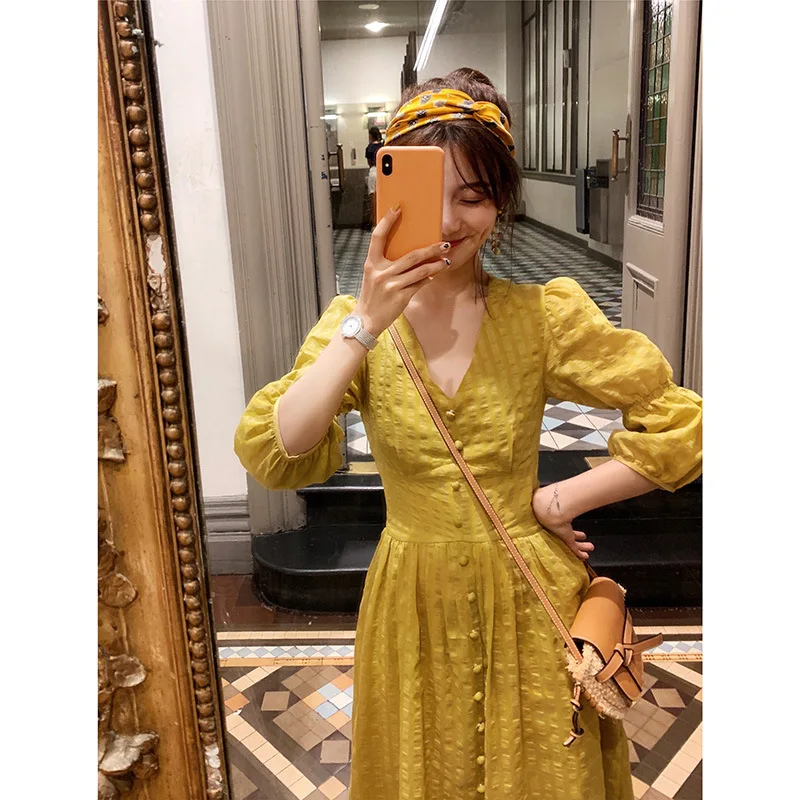 Вечернее платье из смешанного льна с волшебной талией лето 4/25 г. | Женская одежда