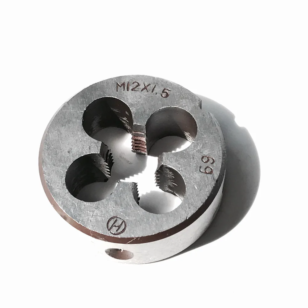 Бесплатная доставка 1 шт. ручная Метрическая матрица из легированной стали M12 для