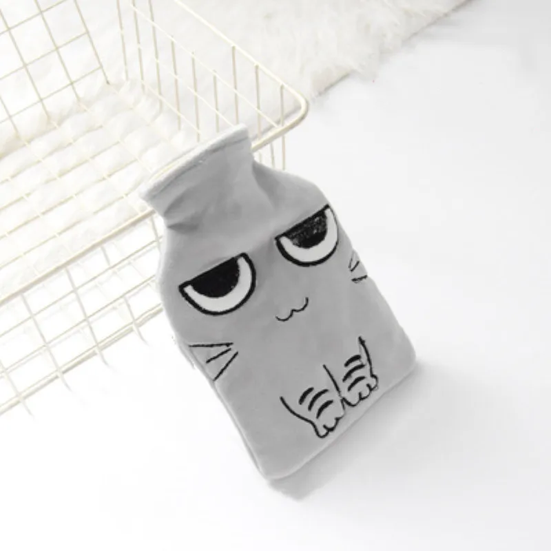 Единорог плюшевый мультфильм горячие бутылки для воды Супер милый портативный