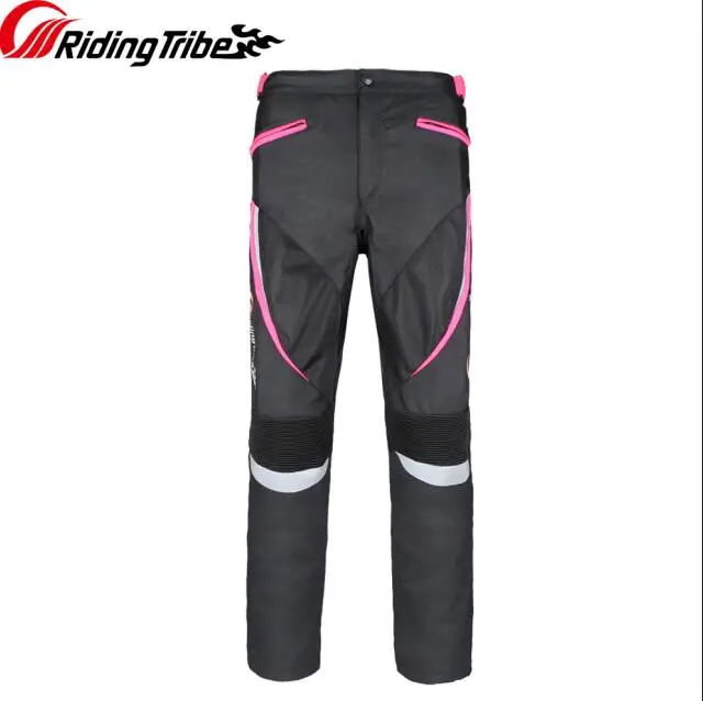 Pink - Pants Для верховой езды на племя, мотоциклетная Женская куртка, брюки, костюм, летняя водонепроницаемая одежда для мотогонок, светоотражающая Защитная броня, JK-52 - Цвет: Pink - Pants