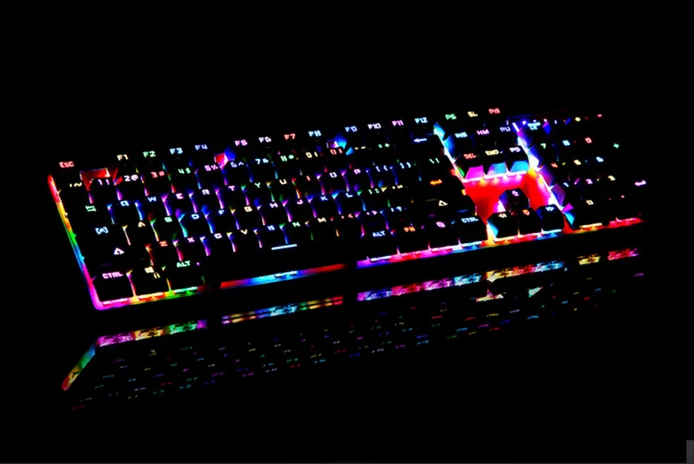 Motospeed CK104 игровая механическая клавиатура с подсветкой RGB русский геймер для компьютера ПК ключ крышка s ключ крышка доска