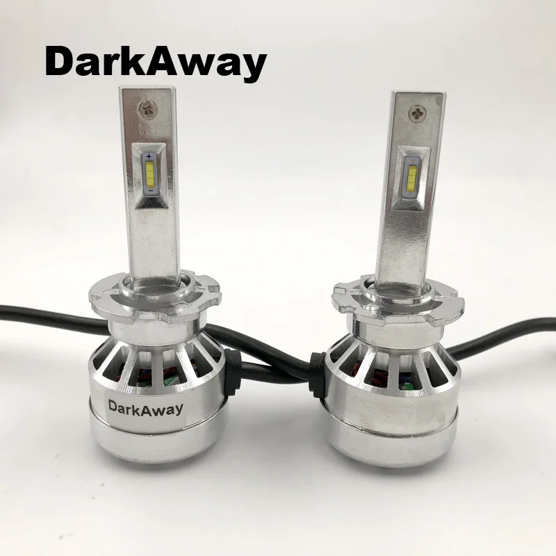 Darkaway 72W фары для 16000Lm D1S светодиодный лампы D1R D1C D2S D2R D2C D3S D3R D3C D4C D4R D4S фары велосипеда лампы 12V 24V белый 6000K