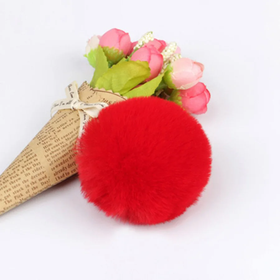 10 шт./лот помпон из искусственного кролика рекс для сделай сам плюшевый меховой