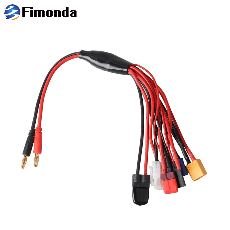 Набор проводов для зарядного устройства Fimonda 8 в 1 JST XT60 EC3 FUTABA TAMIYA T TRX SKYRC IMAX B6