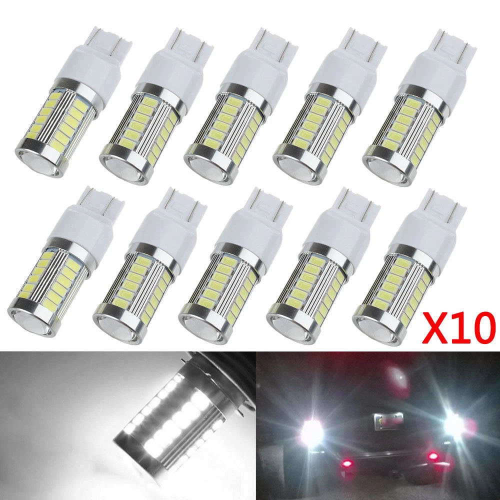 T20 WY21W 7443 W21W 33 SMD 5630 светодиодсветодиодный Автомобильная задняя лампа стоп