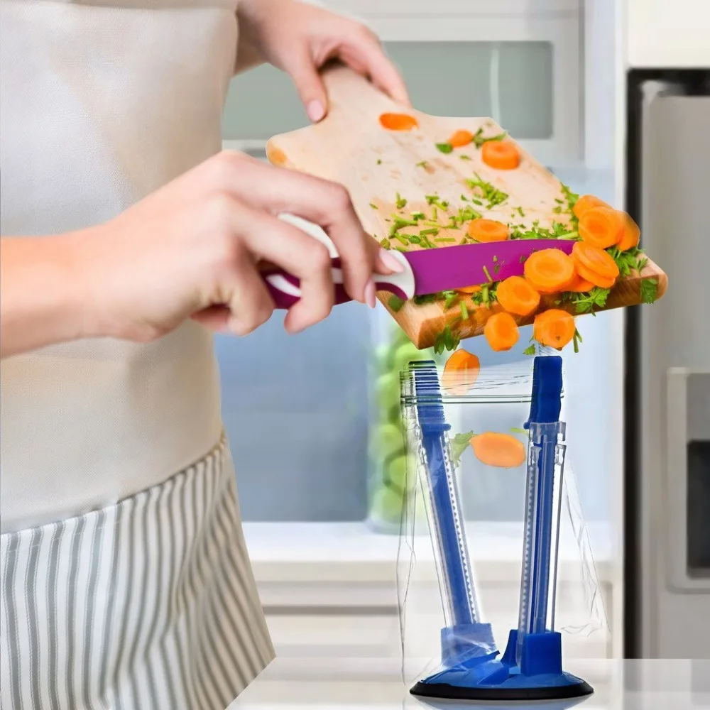 Сумка стойки Бесплатная держатель Еда сумка для хранения Управление держит