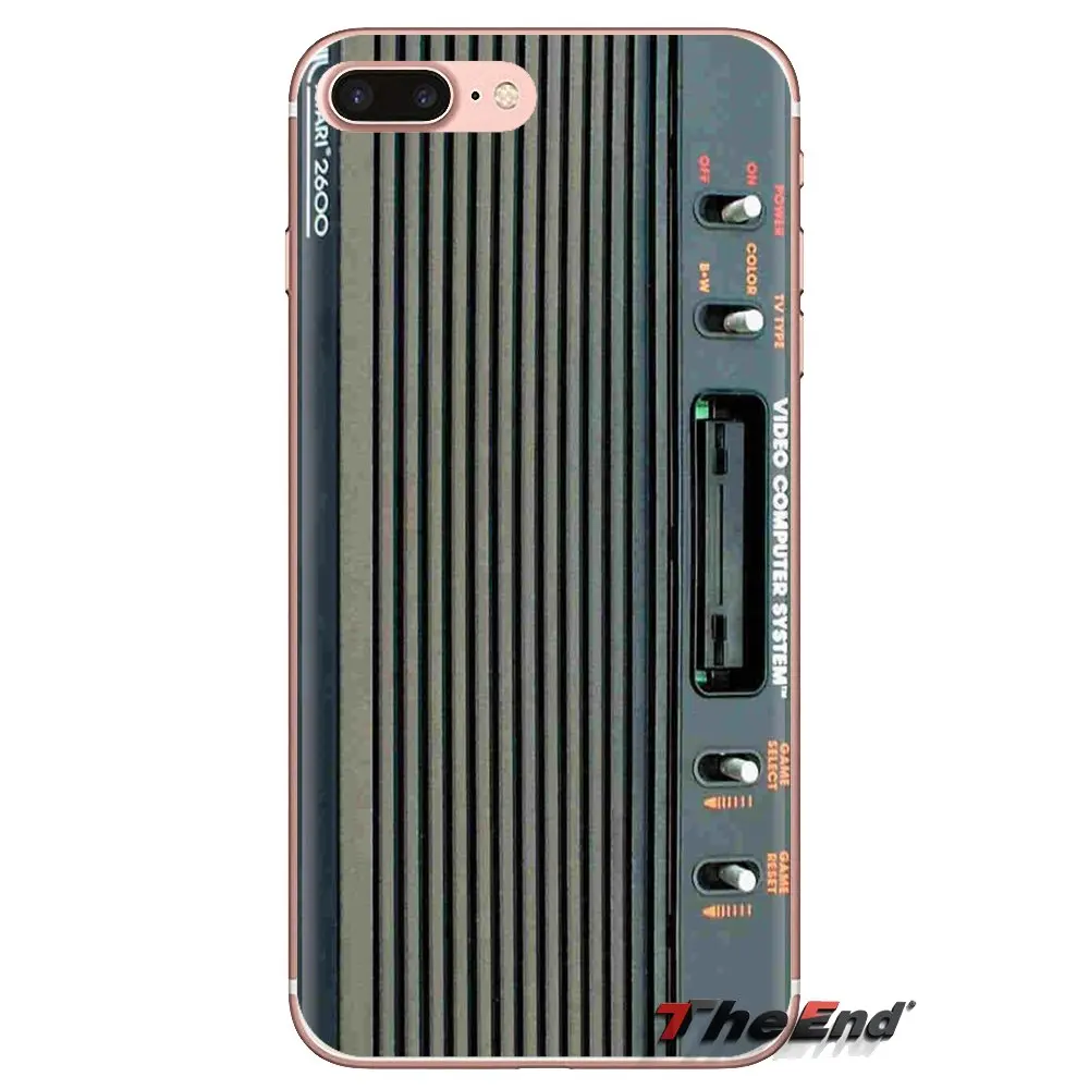 Для iPod Touch Apple iPhone 4 4S 5 5S SE 5C 6 6S 7 8 X XR XS Plus MAX прозрачные ТПУ чехлы Atari 2600 консоль
