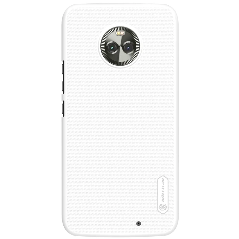 Белый Чехол для MOTO X4, чехол для MOTO X4, чехол Nillkin, суперматовый защитный чехол из поликарбоната для MOTO X4, матовый чехол с защитой экрана - Цвет: Белый