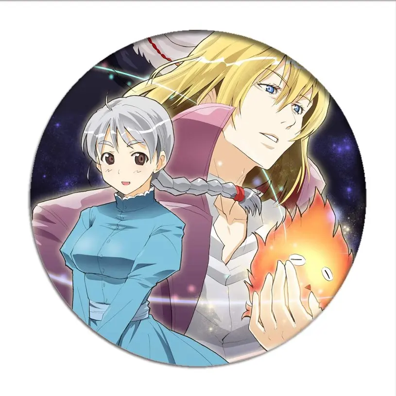 Мультяшный Хоул двигающийся замок Значки для косплея Софи брошь значок