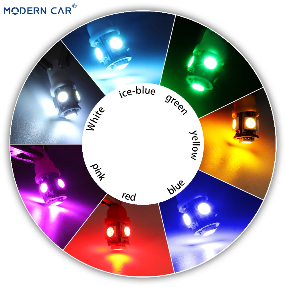 Современсветильник автомобильные белые светодиодсветодиодный лампы T10 W5W для