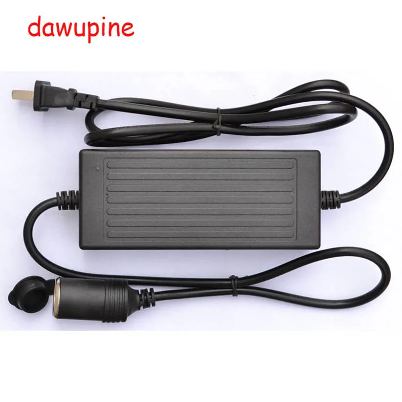 

dawupine Power converter ac 220v(100~240v) input dc 12V 10A output adapter car power supply cigarette lighter plug