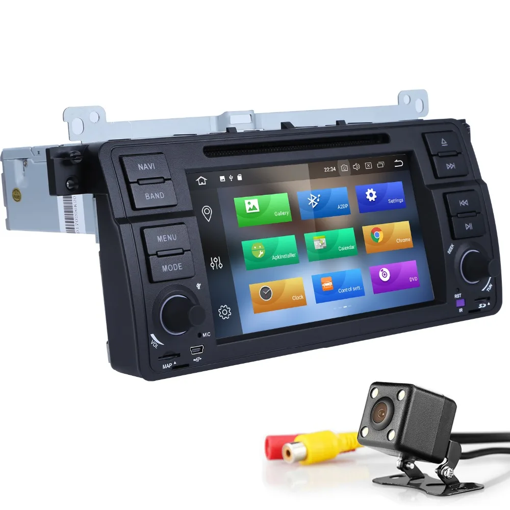 Android 8 0 1Din gps Авторадио DVD плеер для BMW E46 M3 мультимедиа навигация головное