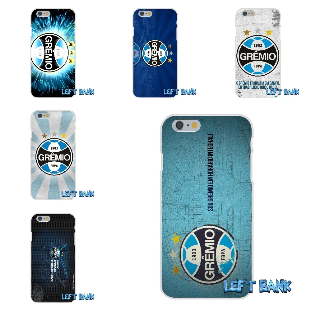Гремио футбол FC Мягкий Силиконовый ТПУ Прозрачный чехол для iPhone 4 4S 5 5S 5C SE 6 6S 7