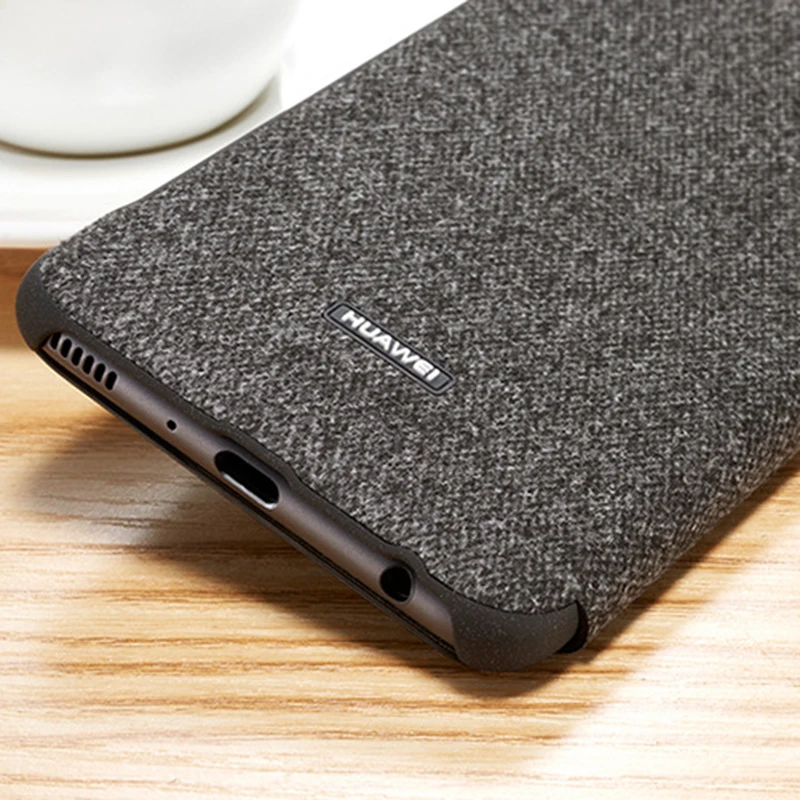 Антидетонационные кожаные чехлы для Huawei P10 Оригинальный чехол умный кожаный с