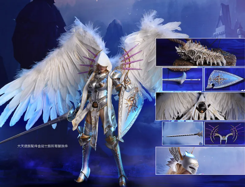 [Estartek] Люцифер LXF1703 1/6 Wings of рассвет костюм Броня меч Ver/Ангел Ver 12 &quotКоллекционные