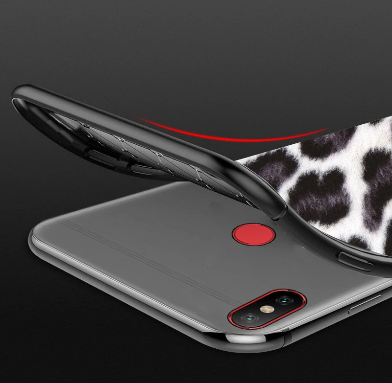 С леопардом тигром принт змеиной кожи узор мягкий резиновый чехол для Xiaomi Mi 8 8SE Lite