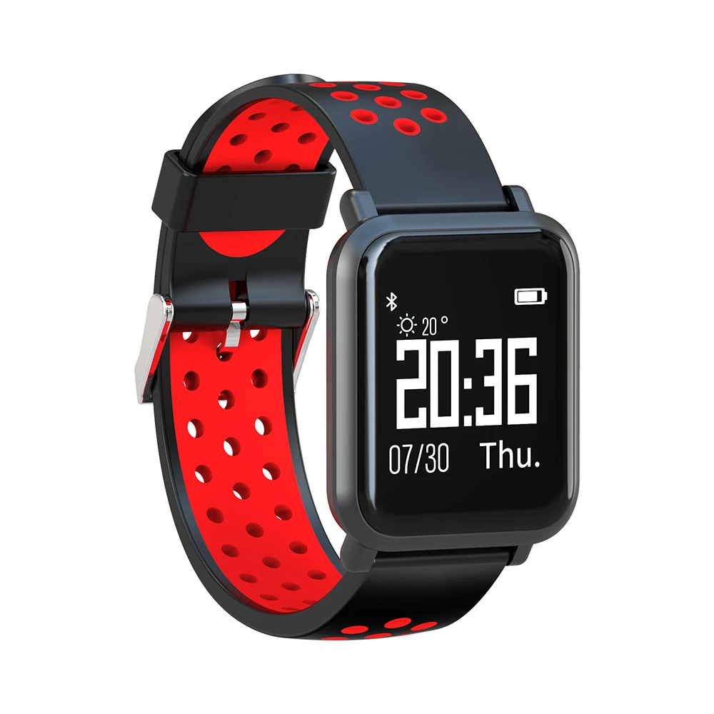 New smart watch IP68 Waterproof BT4.0 real-time heart rate monitor Blood pressure Running multi-sport model For Xiaomi Huawei |