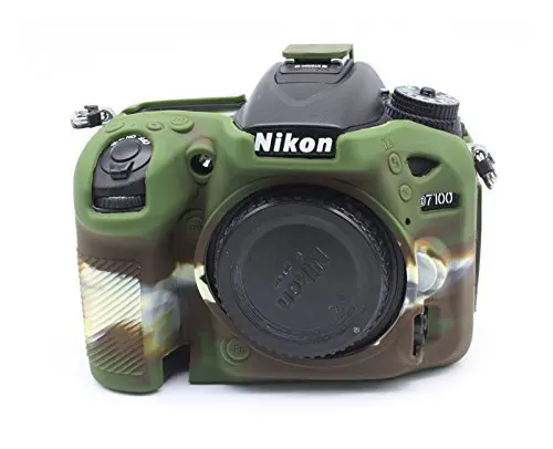 Силиконовая кожа брони чехол корпус протектор для Nikon D7100 D7200 тела DSLR камеры только